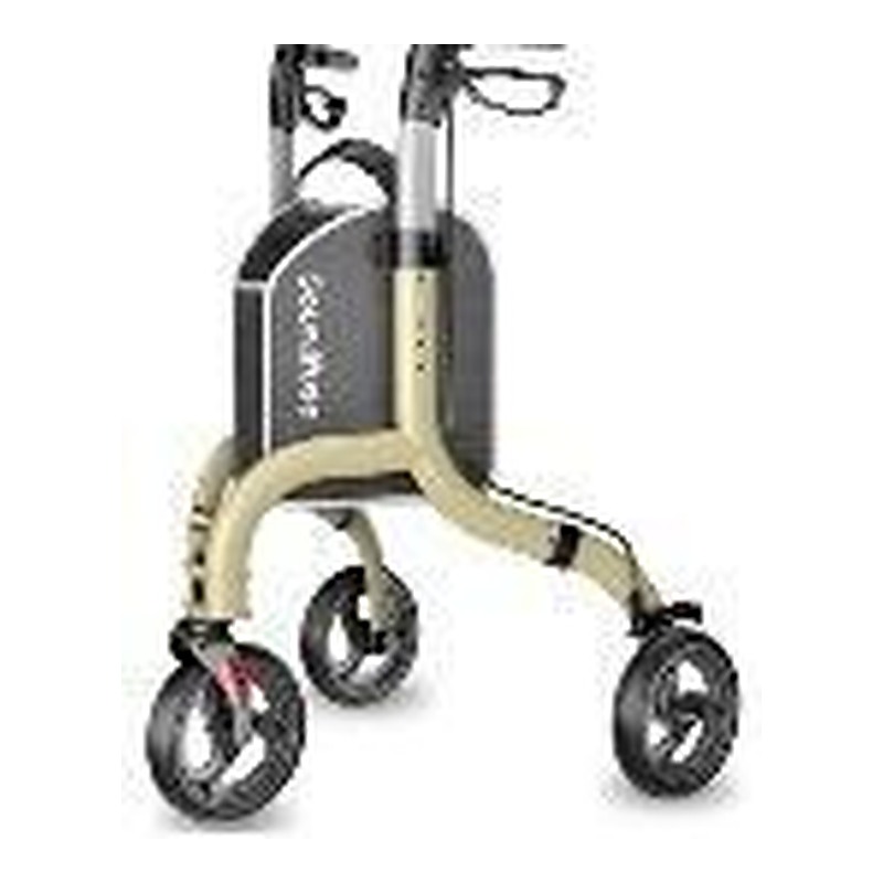 3-wheel walker for seniors, Lightweight and foldable aluminum with adjustable height