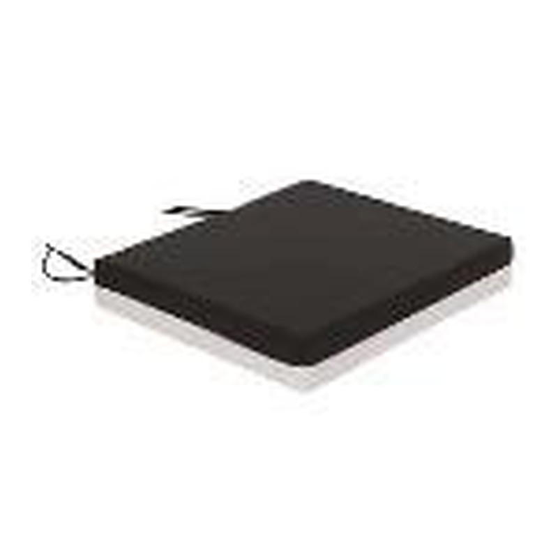 Foam wheelchair cushion with straps, 24 × 18 in.