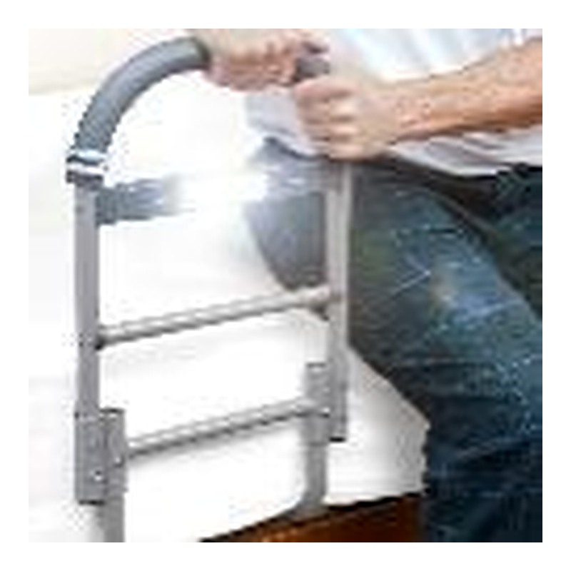 Bed rails for elderly with motion light and non-slip handle bar