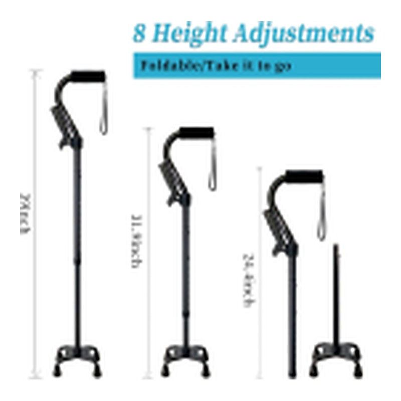 HurryCane Freedom Edition folding adjustable cane