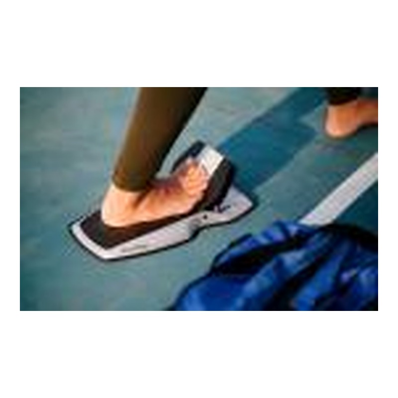 Dorsiflex deep calf, foot and arch stretcher
