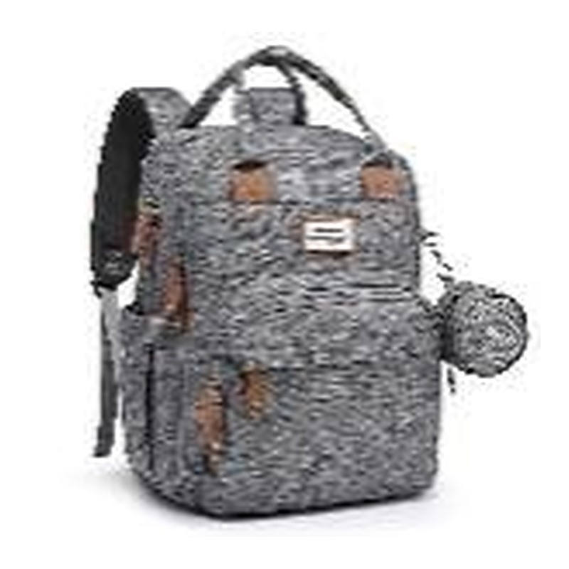 Diaper bag backpack, Large capacity, Waterproof, Insulated (Green, Black, Gray)
