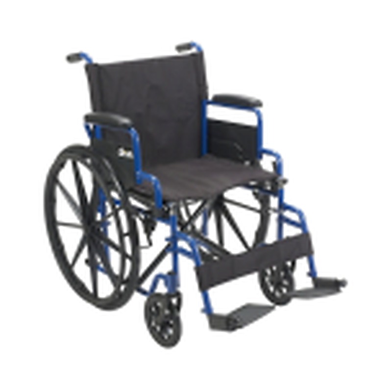 Drive Medical blue streak foldable wheelchair