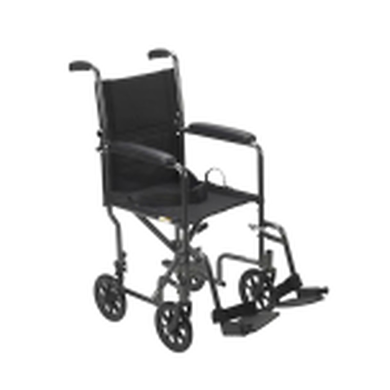 Drive Medical folding transport Wheelchair, Swing-away footrest